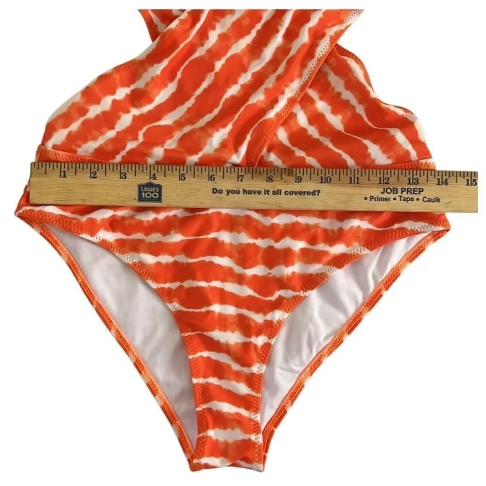 NWT Halter Cutout Tie-Dye One-piece Swimsuit Medium
